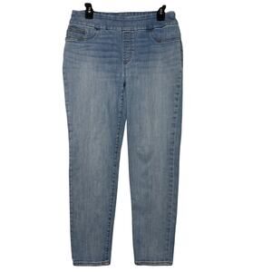 Chico's Light Blue Pull On Ankle Jegging Size 8